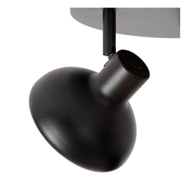 Lucide SENSAS - Foco de techo - Ø 25,8 cm - 3xGU10 (ES111) - Negro - detalle 2